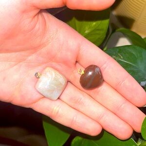 Stone Necklace Charms